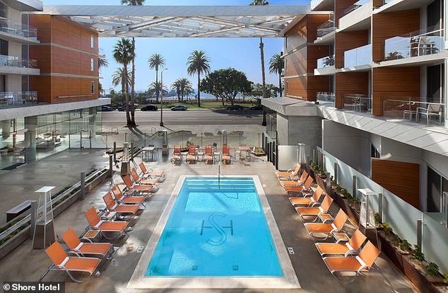 Guests can also access an outdoor pool with views, a gym, and free bike rental.