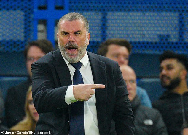 Ange Postecoglou raged at his Tottenham players after a dismal first half at Chelsea.