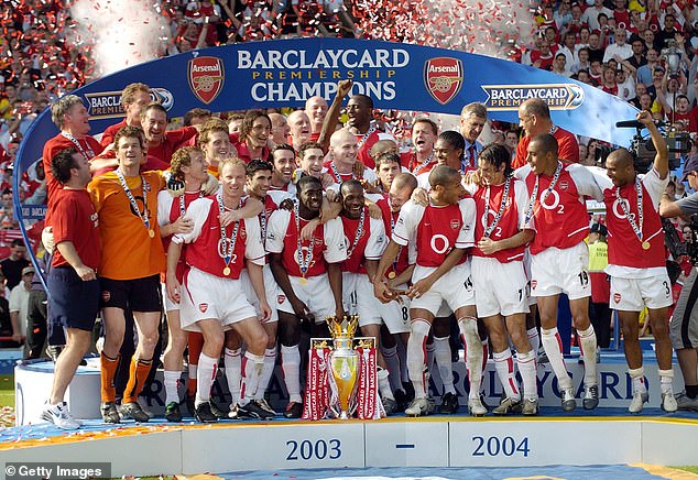 Lehmann can prevent any other brand from being called The Invincibles, including his former employers (Pictured: Arsenal's The Invincibles of 2003-04)