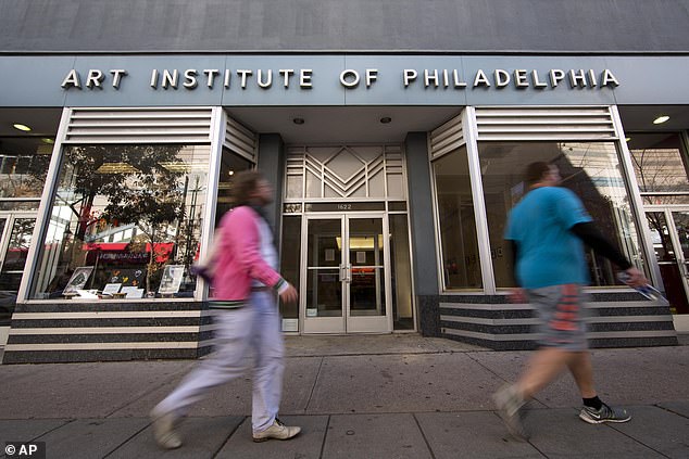 Those who attended the Art Institutes between January 2004 and October 2017 will have their student debt erased.  People walk past the Art Institute of Philadelphia operated by Education Management Corporation on November 16, 2015 in Philadelphia.