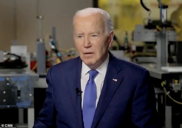 President Joe Biden stubbornly refused to admit that Americans' struggles with inflation could cost him the election in a rare interview Wednesday.