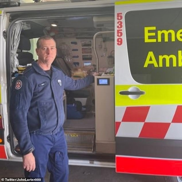 Former paramedic John Larter (pictured), who previously challenged NSW Health's vaccination mandate in court, revealed this week that the department is removing the mandate.