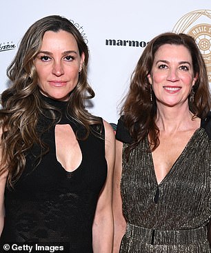 Delphine and her older sister Alexandra at an event in Los Angeles last March.