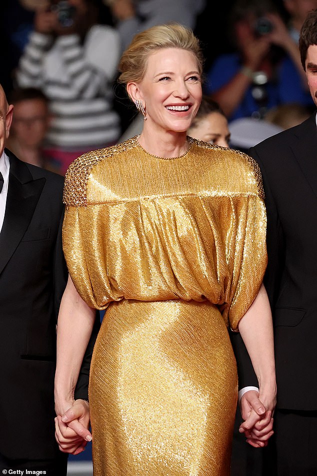 Cate cut a glamorous figure on Saturday while gracing the Rumors red carpet in Cannes.