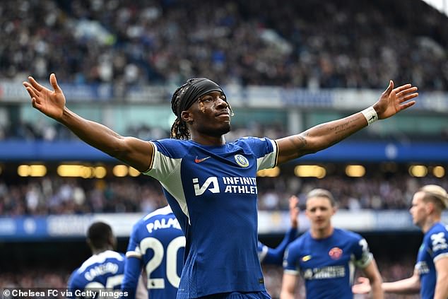 The goal was Madueke's eighth goal in all competitions for Chelsea this season.