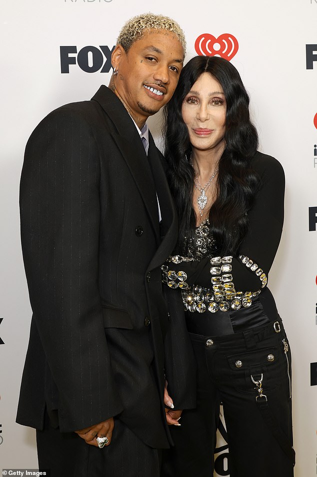 Cher is currently in a relationship with record executive Alexander 'AE' Edwards, 38, and revealed why she prefers to pursue younger men;  She saw them in Los Angeles last month.