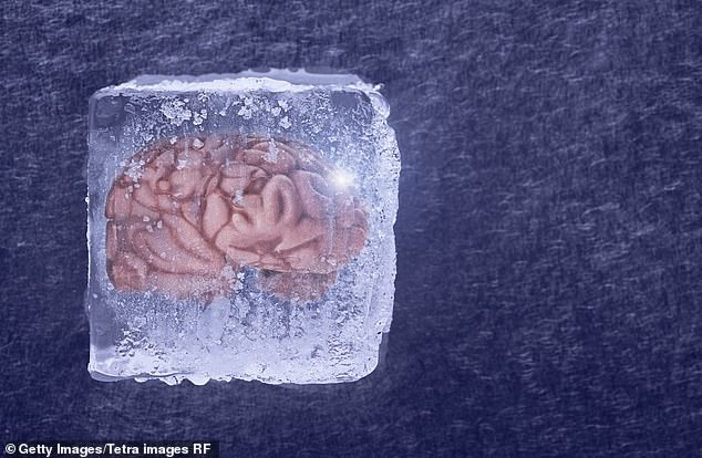 Because the brain is made up of 80 percent water, freezing it can cause ice crystals to form in the tissue, damaging the cells and rendering them useless when they thaw.