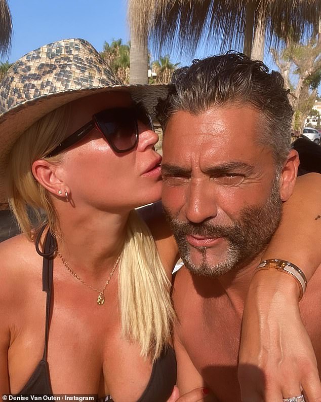 Denise's birthday comes after she split from boyfriend Jimmy Barba, 49, following a whirlwind 18-month romance (pictured together).