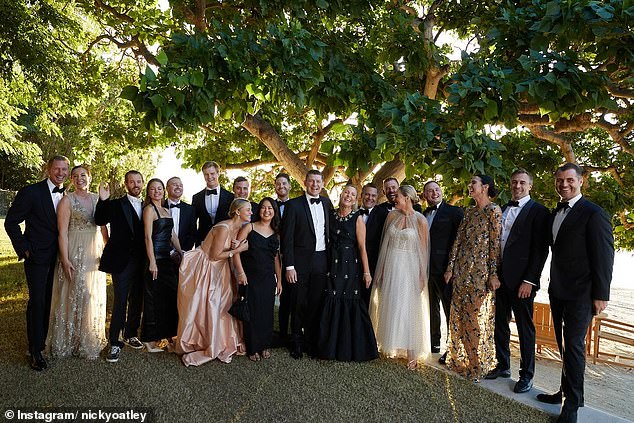 The exclusive party took place at the opulent Qualia resort on Hamilton Island, owned by Nicky's family, and saw a group of mega-rich socialites come together for an unforgettable luxury experience.