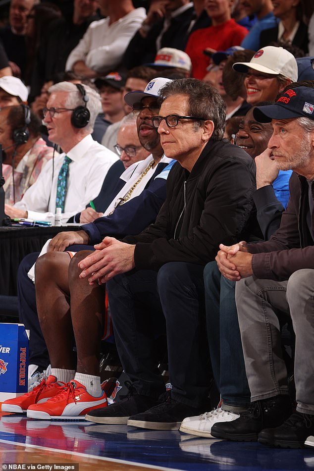 Ben Still was sitting courtside alongside Tracy Morgan and Jon Stewart Tuesday night at MSG.
