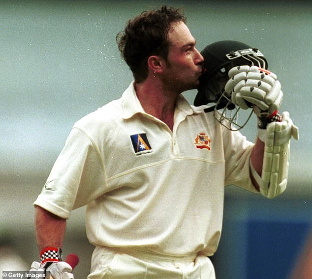 The former cricket star (pictured playing for Australia in 1999) played 74 Tests for his nation.