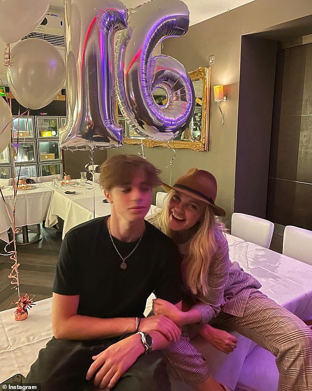 The singer celebrated her son Beau's 16th birthday in August and shared some of the day's festivities on social media.