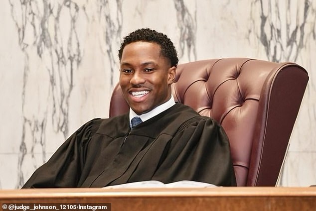 Hanif Johnson, who had been imprisoned three times, turned the page and became the state's youngest judge at the age of 27.