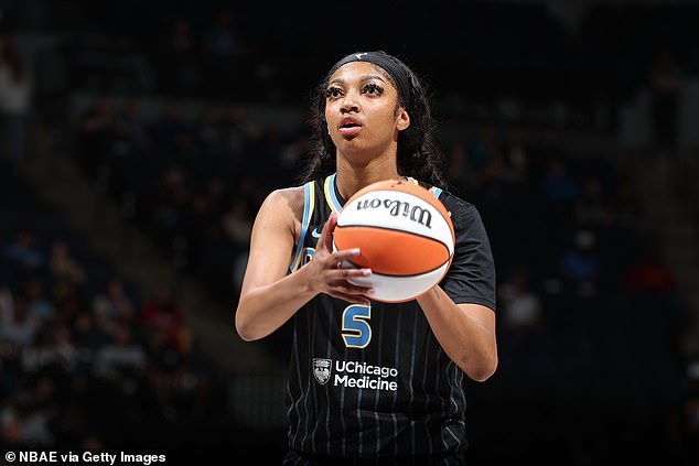 Reese scored 13 points in her WNBA debut for the Chicago Sky against the Minnesota Lynx.
