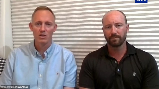 Bryan Hagerich (left) and Ryan Watson (right) face 12 years in prison in Turks and Caicos after loose bullets were found in their luggage.