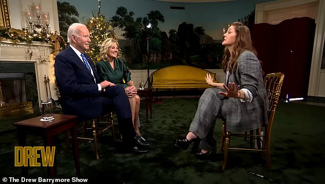 The Bidens will appear on Drew Barrymore's show in October 2022