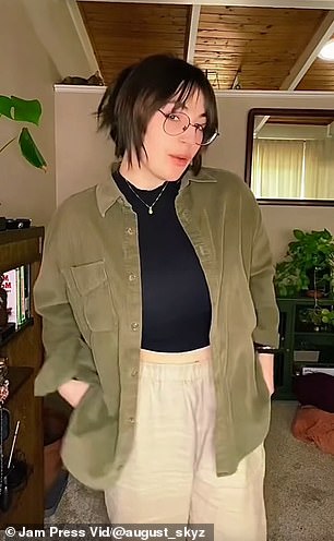 In a clip posted to TikTok, which has racked up 16.1 million views, they show how the same outfit can be styled in two different ways to create two different gender expressions.