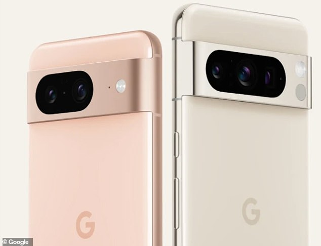 Google tends to have its Phone by Google app pre-installed on its own Pixel smartphones. In the photo, Pixel 8 and Pixel 8 Pro launched in 2023