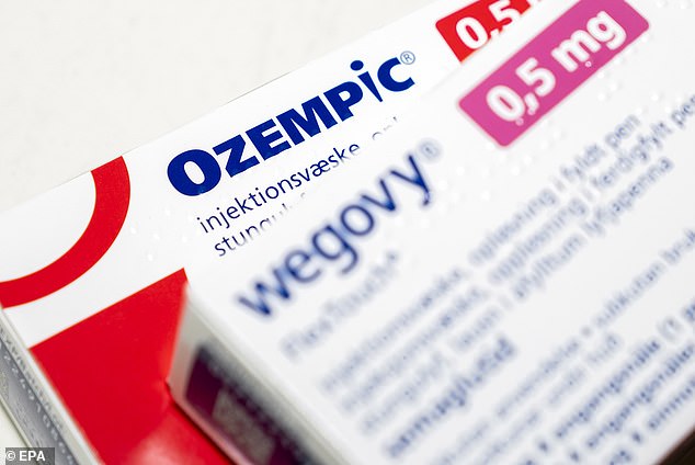 Ozempic is the brand name for semaglutide, which mimics the hormone GLP-1 to suppress appetite.