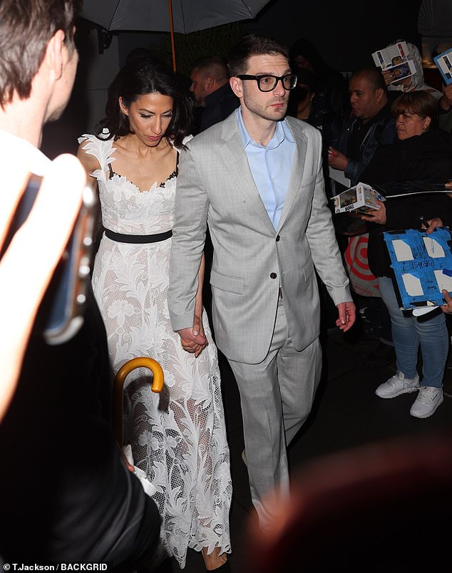 Huma and Alex made a rare public appearance at Anna Wintour's pre-Met Gala dinner on Sunday night.