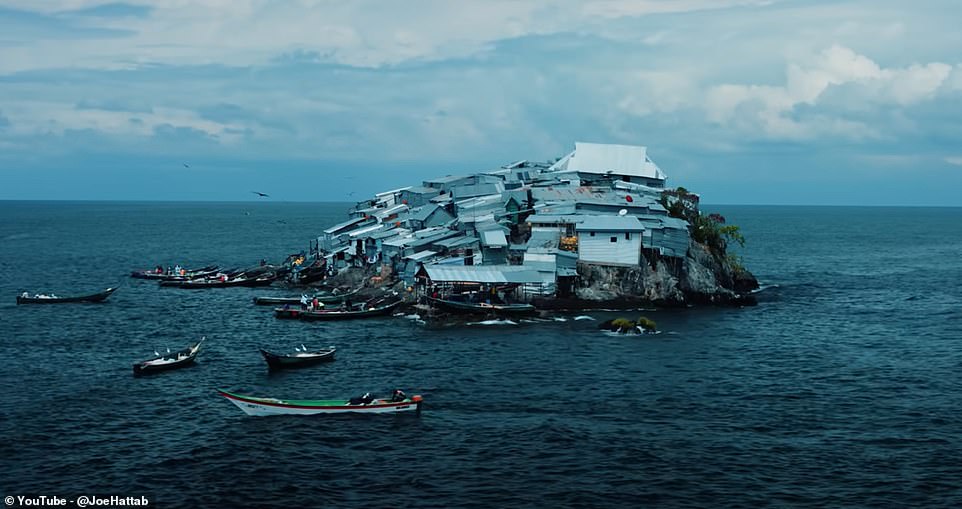 The stone-covered island, which is just half the size of a football field (0.49 acres), is located on the northeast side of Lake Victoria and sits on the border between Uganda and Kenya.