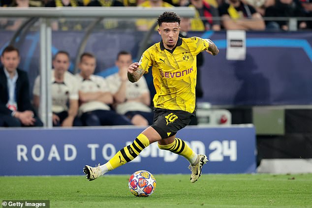 Jadon Sancho put on a man-of-the-match display for Borussia Dortmund against PSG