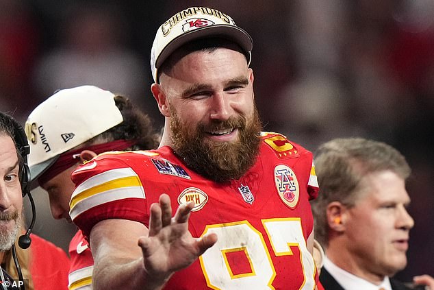 Travis Kelce also talked about his teammate Butker's recent graduation speech.