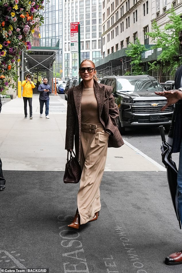 Jennifer Lopez ran some errands ahead of the Met Gala in New York City this weekend