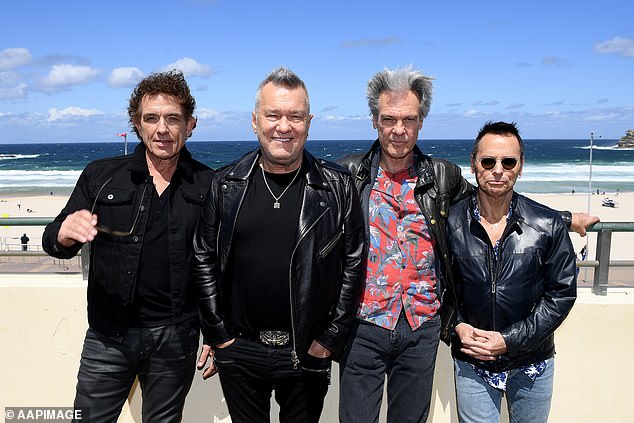 It comes after the tour throughout Australia. LR: Ian Moss, Jimmy Barnes, Don Walker and Phil Small