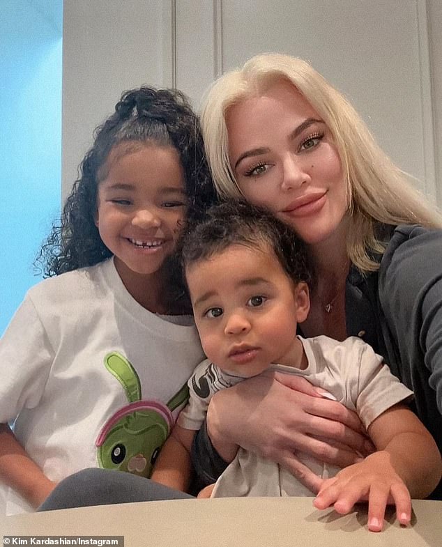 Khloé was with True and Tatum, whom she shares with ex Tristan Thompson