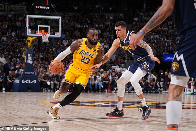 LeBron was unable to keep the Lakers' playoff hopes alive as they fell to the Denver Nuggets.