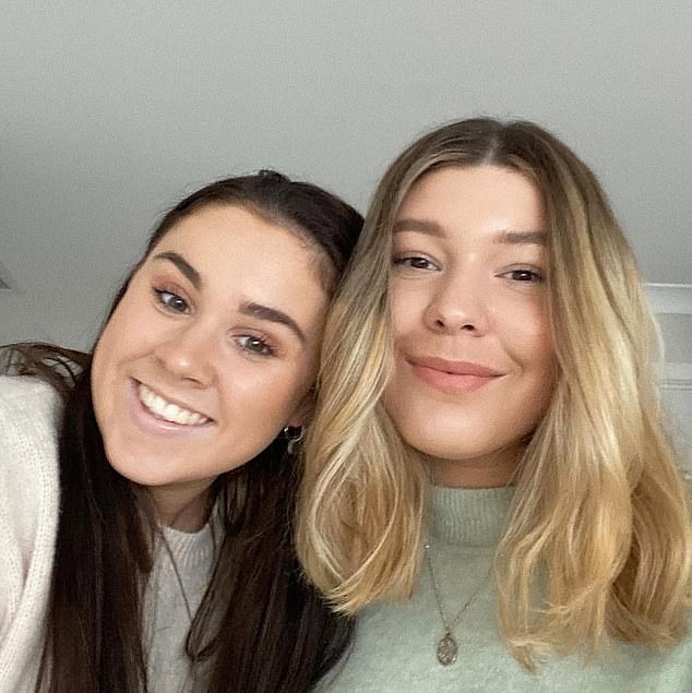 Lily Galbraith (left) died after a former police officer driving an Audi convertible crashed into the back of a car she was traveling in.  Her friend Emma McLean (right) is in critical condition.