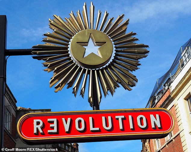 Takeover bid: In January, Revolution Bars announced it would close eight sites and has said up to a quarter of its 80 locations could close.