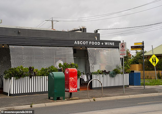 It comes after Megan and her AFL star partner Shaun Hampson's Moonee Ponds restaurant, Ascot Food + Wine, was recently targeted by thieves.