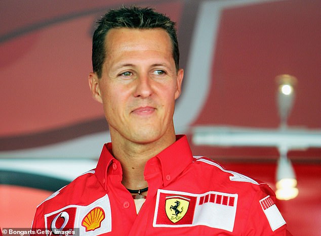 Schumacher (pictured in 2005) has not been in public since a skiing accident in 2013.