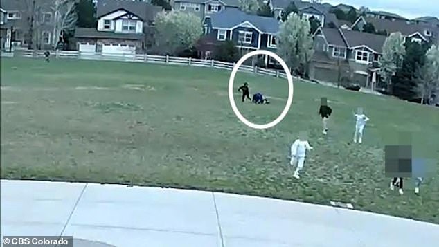 Surveillance video shows moment transgender sex offender tried to kidnap boy during recess at his elementary school