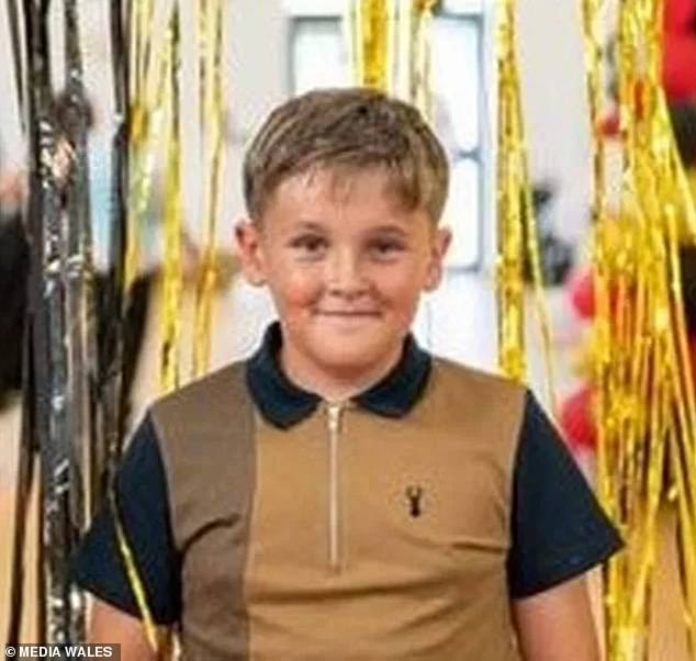 Kaylan Hippsley, 13, (pictured) suffered multiple fatal injuries as a result of the collision in Hirwaun, South Wales, and died days later in hospital.