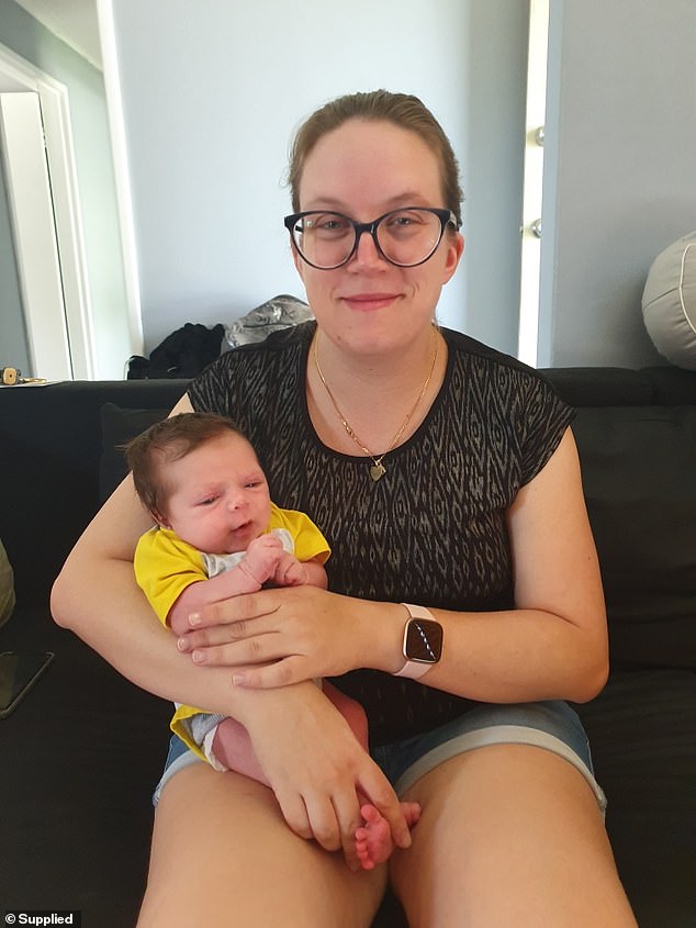 Nicole tried to smile in the pictures after welcoming Ellie into the world, but she just didn't feel the loving connection she had been promised and didn't think she could properly care for her baby.