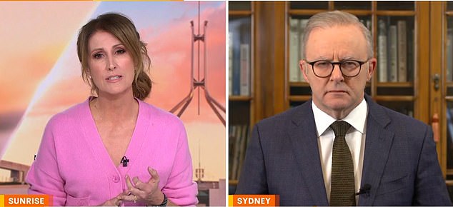 Nat Barr (left) criticized Anthony Albanese (right) and called for one of his ministers to resign after an elderly woman was beaten by a released immigration detainee.