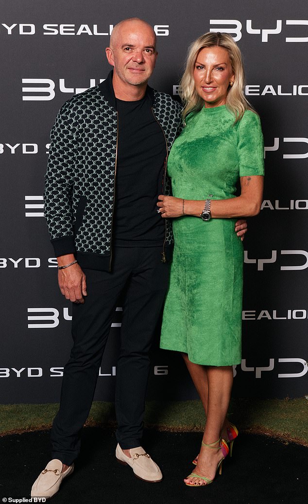 Tania also showed off a huge diamond ring on her finger when she first stepped out in Melbourne with her new partner. She put on a loving display alongside her new boyfriend Marco Kelly, as they posed at the launch of the BYD Sealion 6 SUV electric car at Docklands Studios. In the photo