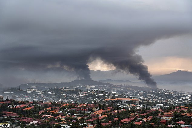 At least six people were killed and hundreds more injured after violence broke out in New Caledonia (pictured) last week following controversial electoral reforms approved in Paris.