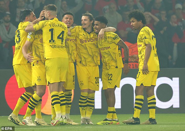 Borussia Dortmund advanced to the Champions League final by beating PSG
