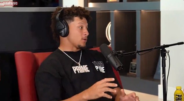 Mahomes discussed his plans for next year's Super Bowl as a guest on Logan Paul's podcast