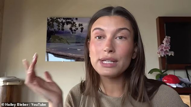 The model, 27, who is said to be six months into the couple's first child, showed off her pregnancy glow in a new makeup tutorial on her channel.