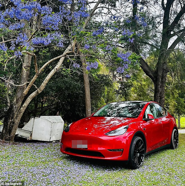 Australian motorists are avoiding zero-emission all-electric cars in the top 10 for the first time in almost two years, new figures show.  Last month, Tesla had no models in the top 20 (pictured, a Tesla Model 3, Australia's 26th best-selling car in April)