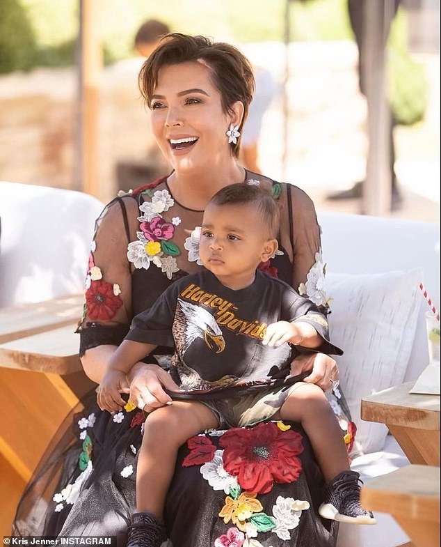 .  The family took to social media to wish Kanye West's little mini-me a happy birthday.  Momager Kris Jenner was the first to post on Instagram as she shared several cute throwback photos.
