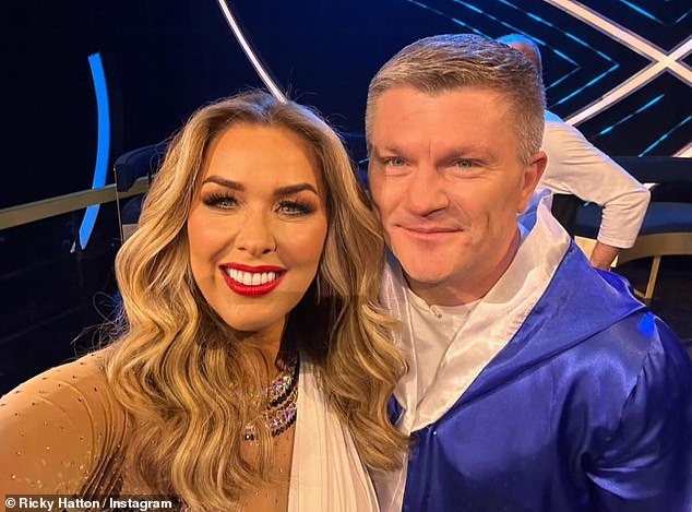 The couple met on ITV's Dancing On Ice and began dating after Ricky messaged her and invited her to a boxing event.