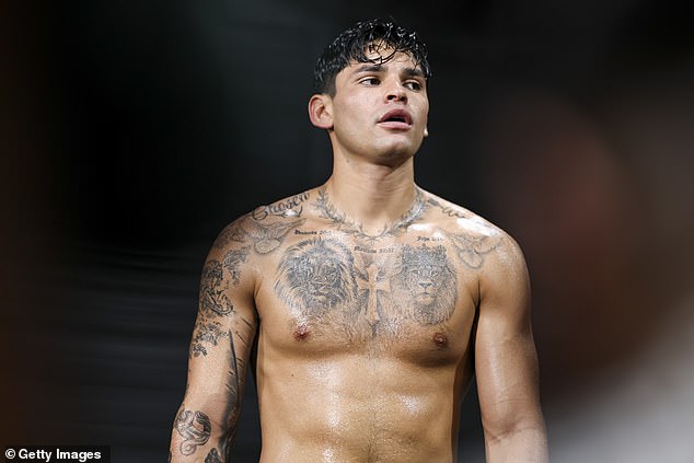 Ryan Garcia has offered to step in if the heavyweight icon can't fight Jake Paul next month.