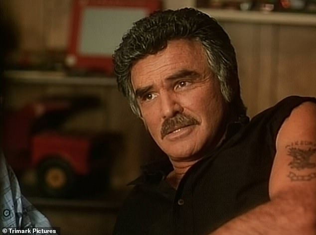Burt Reynolds appears in a still image from the 1996 film Frankenstein and Me.