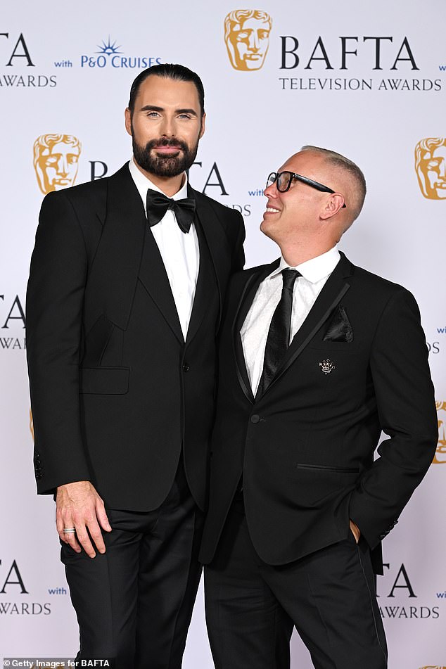 Rylan Clark and Rob Rinder appeared together on the TV BAFTA 2024 red carpet on Sunday following recent hints of romance.
